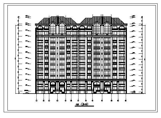 十一层住宅楼建筑施工cad图(带跃层设计,共十六张)